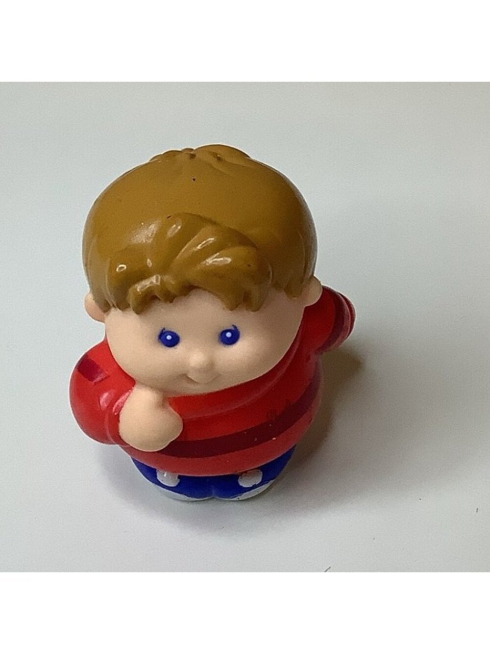 Little Tikes Little People Chunky People Chad Figure Boy Red Sweater StudentUsed